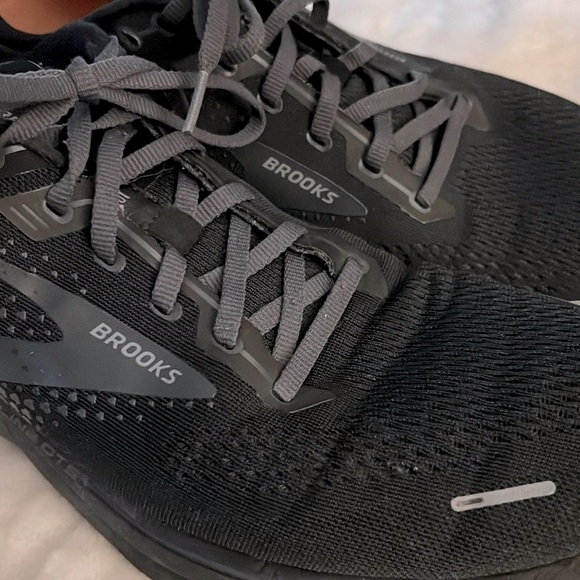 BROOKS 👟 BLACK GTS22 CUSHIONED ADRENALINE ATHLETIC SHOE SNEAKER Men’s 13 D Width - Picture 4 of 15